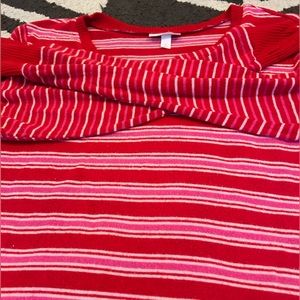 colsie red and pink pjs size XL